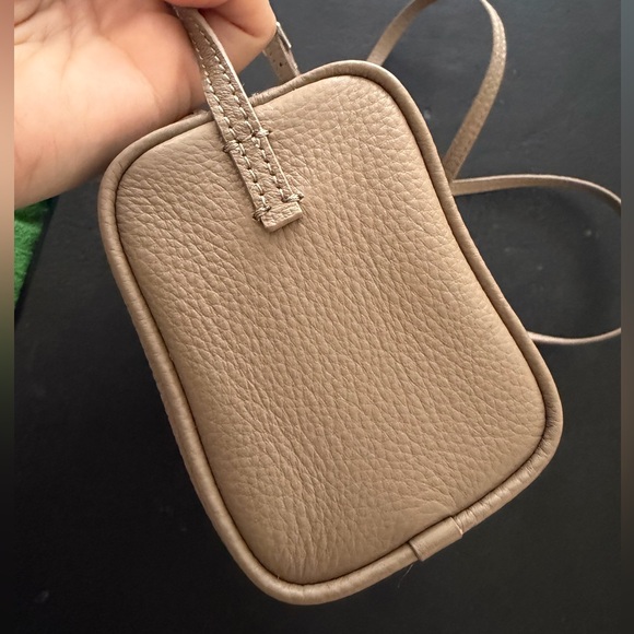 The Row inspired 90s bag in beige grey - pebbled leather - brand new! - Picture 4 of 9